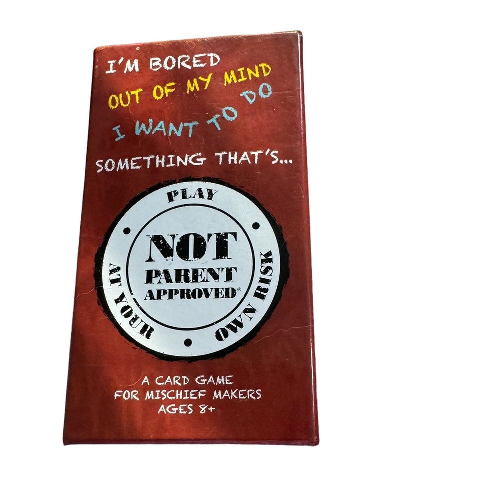 Not Parent Approved Game  Ages 8+